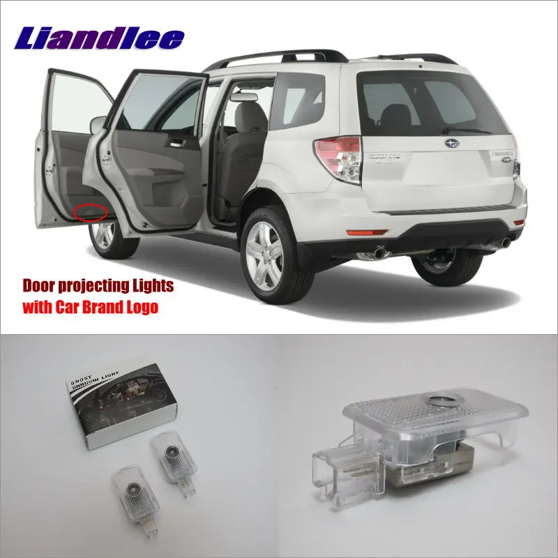 

Liandlee Car Welcome Light Shadow LED Laser Projector Logo For Subaru Forester 2010~2015 Courtesy Doors Lights Accessories Parts