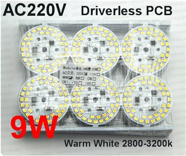 Dimmable интегрированный драйвер SMD2835 led PCB 3 Вт 5 7 9 сборка светодиодный потолочный