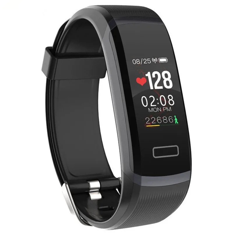 Smart Band 0 96 &quotцветной экран умный Браслет GT101 водостойкий пульсометр фитнес трекер