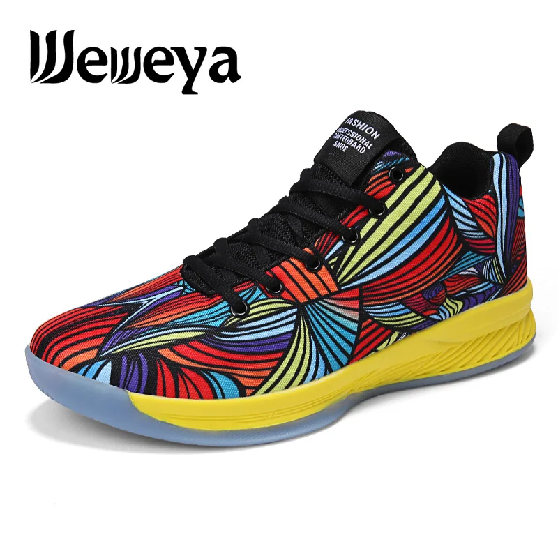 

Weweya Lifestyle Basketball Shoes Men 2019 Newest Sneakers Cool Sport Trainers High Quality Athletic Shoe Breathable Comfotable