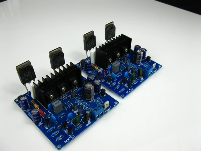 refer music fax MX-50 circuit 2.0 channel 100W+100W 8 ohms C4468 A1695 power tube Differential input amplifier board