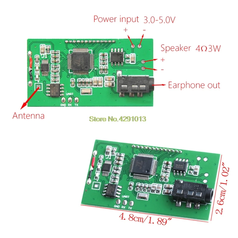 PLL LCD Digital FM Radio Receiver Module 87-108MHZ Wireless Microphone Stereo Drop Shipping Support