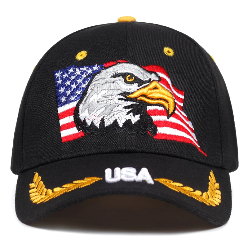 2019new американский флаг вышивка бейсбол кепки хип хоп snapback S Уличная мода папа шапки открытый Регулируемая солнцезащитная Кепка