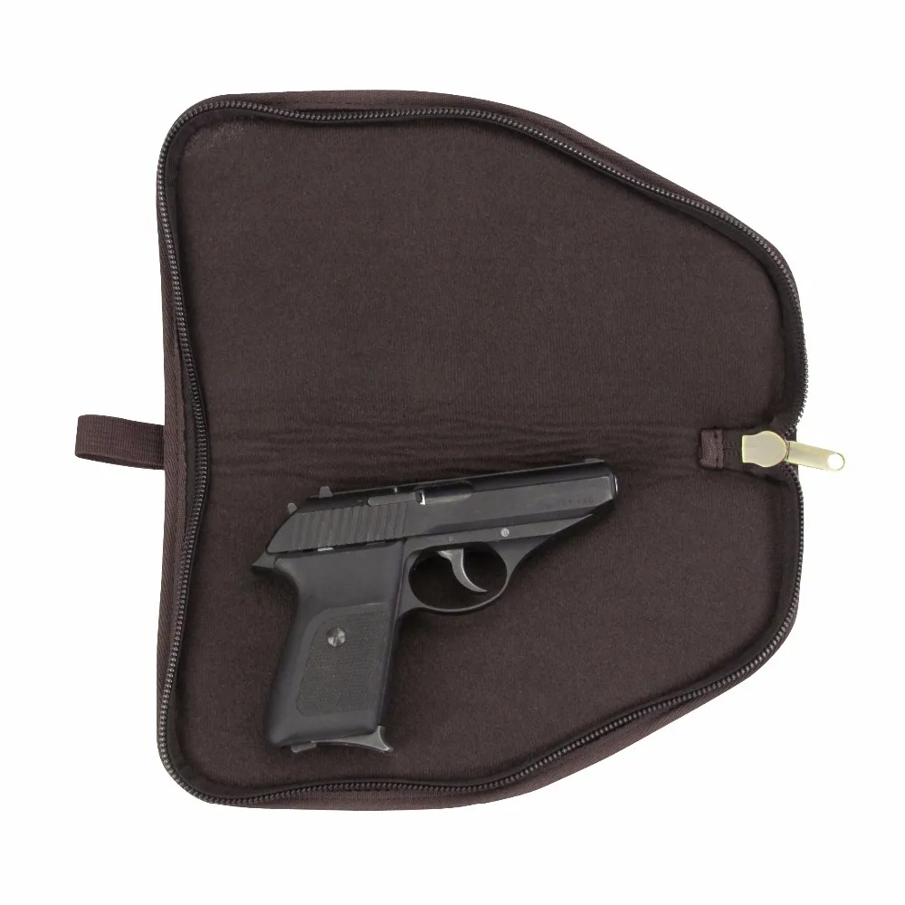 Tourbon Тактический держатель для пистолета чехол холщовый чехол для переноски с 3 карманами для журналов мягкий защитный Пистолет Аксессуары