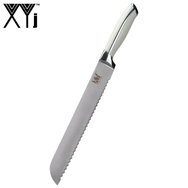 xyj brand best kitchen knives fashion design 8 inch serrated bread knife top quality stainless steel - Best Kitchen Knives xyj brand best kitchen knives fashion design 8 inch serrated bread knife top quality stainless steel - Best Kitchen Knives