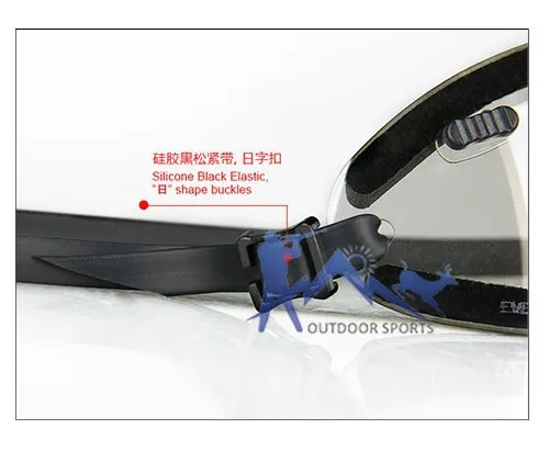 Тактические серебряные чайные серебряные защитные очки для наружного охотничьего OS8-0029
