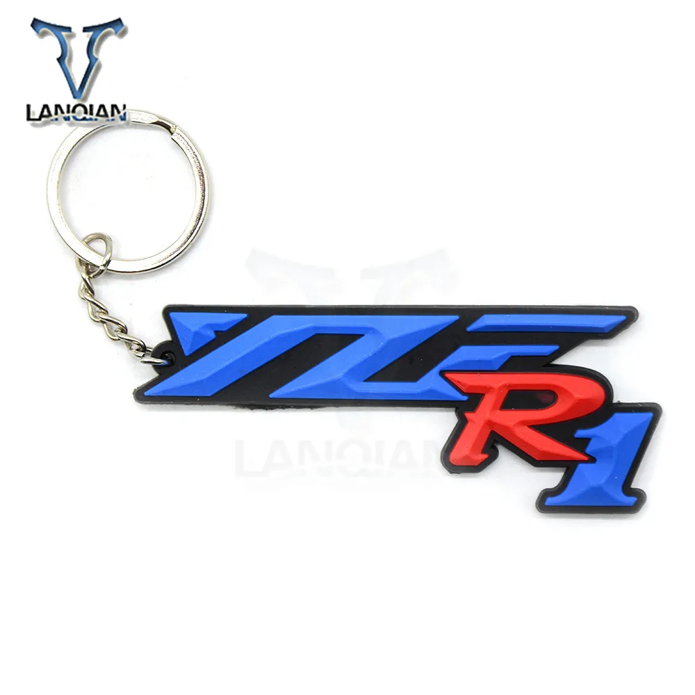 Motorcycle Model universal Keychain Keyring Key Chain Ring Holder soft Rubber for Yamaha YZF R1 R6 | Автомобили и мотоциклы