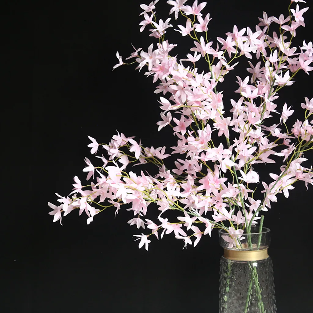 

Artificial Orchid Dancing Lady silk flower artificial flower oncidium Living room and bedroom decoration fabrics and lace head