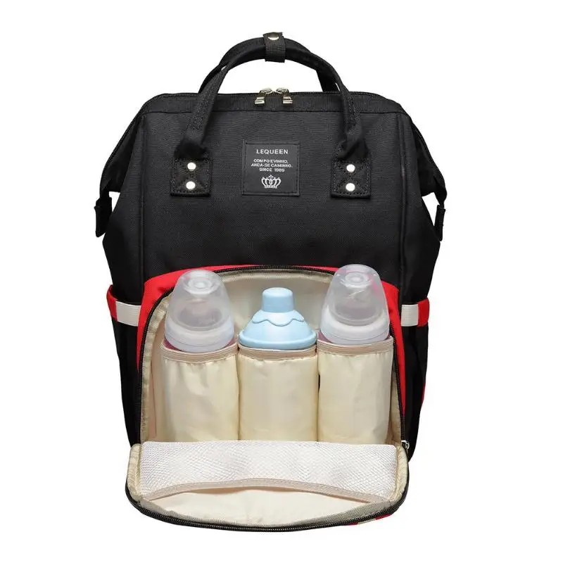 Lequeen Мумия подгузник для беременных сумки мода Мумия подгузник для беременных путешествия рюкзак уход за ребенком большой емкости