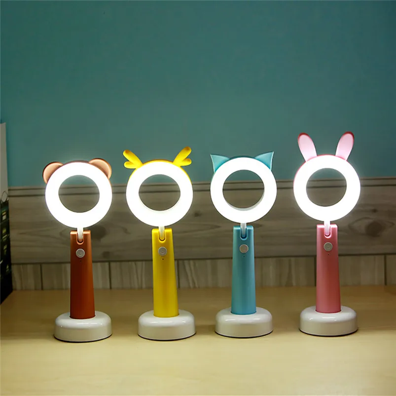 

LED Lamp Touch Switch Desk Lamps Children Eye Protection Student Reading Light Home Decor USB Charger Luces 35MR8