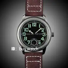 44 мм PANIS черный циферблат специальный большой номер@ 6 механические мужские часы PA152HA