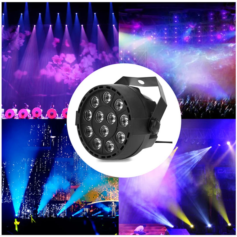 

RGB LED Par 12x3W disco light DMX512Par LED Stage Light Par Light with for disco DJ Party Decoration Stage Lighting