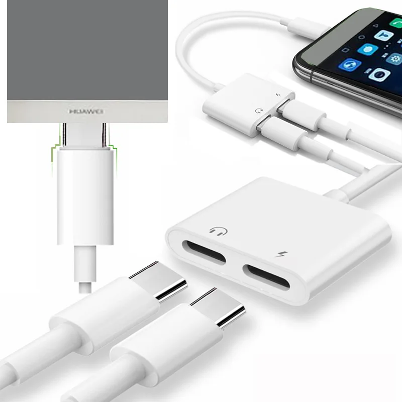 Кабель с разъемом USB типа c аудио адаптер кабель-Переходник USB C на адаптер для наушников с разъемом type c для зарядки для samsung S8 s9 huawei mate 20 p20 pro Xiaomi Mi 6