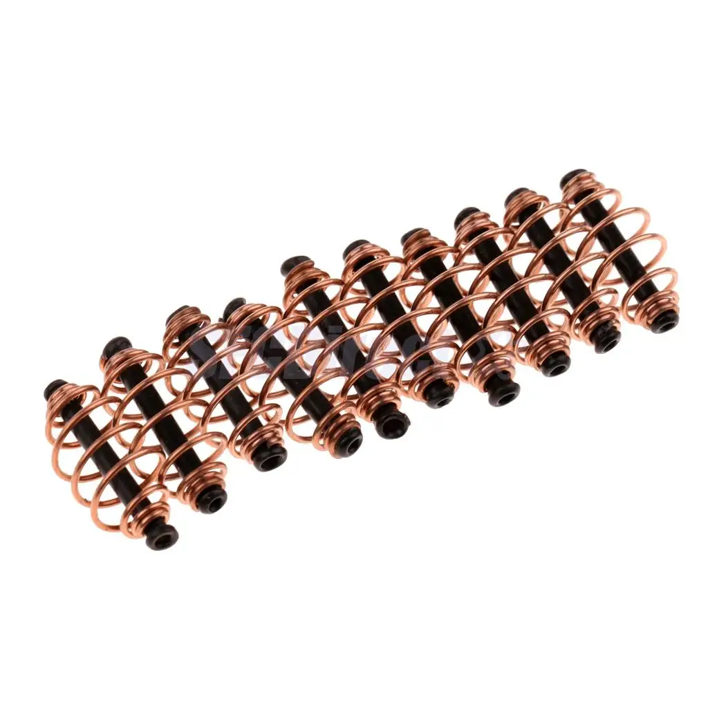 10pcs Spring/Coil Inline Fishing Feeder Coarse Carp Fishing Tackle Baits Cage S M L