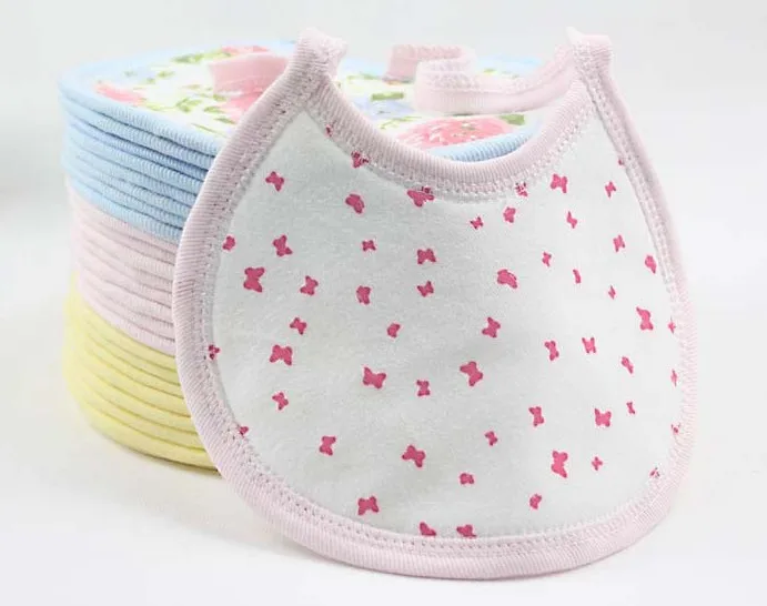 

High quality Baby Kids Bibs Cartoons 100% Cotton Saliva Towel Infant Burp Cloths Feeding Boys Girls bibs 20% off