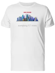 Город Абу-Даби Skyline Tee Для Мужчин's