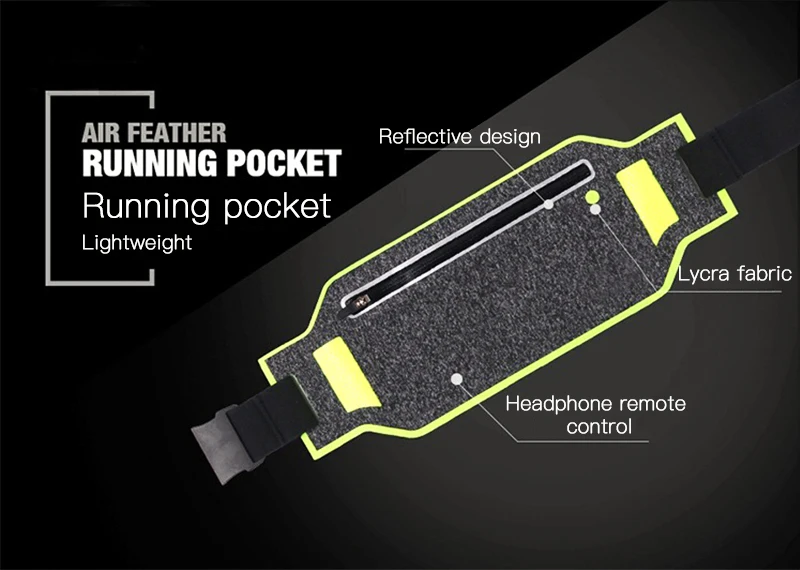 Профессиональная поясная сумка для бега, спортивный ремень, для мобильного телефона, для мужчин и женщин, со скрытым чехлом, сумки для спортзала, ремень для бега, поясная сумка