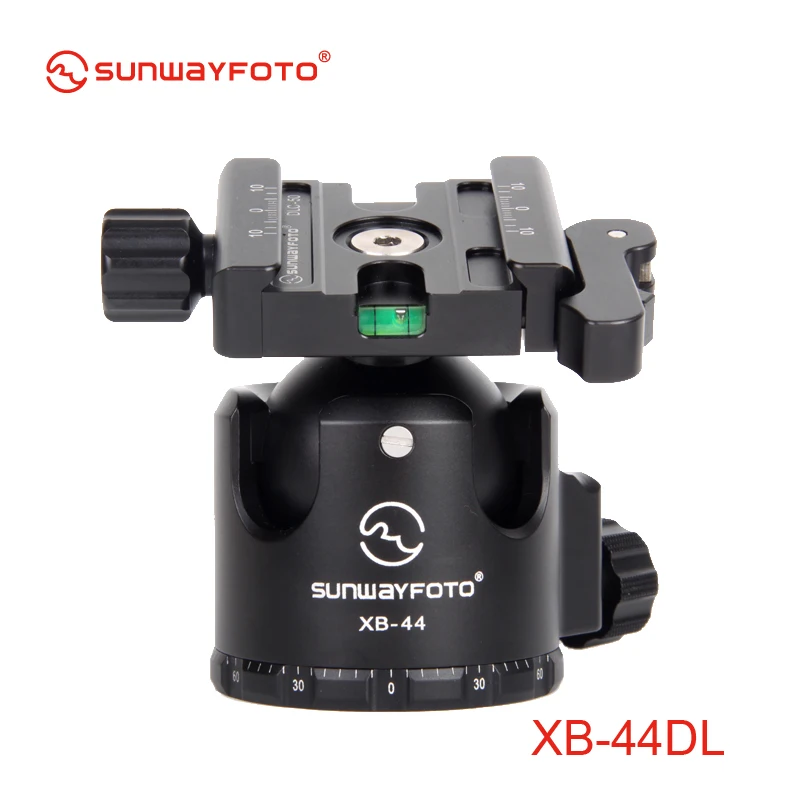 

SUNWAYFOTO XB-44DL 44mm Ballhead Low Profile Camera Mount for Tripod with Arca-Swiss Quick Release Plate