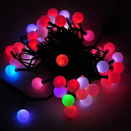 New year RGB 5M 50 LED ball string Christmas light, Party,Wedding decoration,Holiday lights, Free shipping New year RGB 5M 50 LED ball string Christmas light, Party,Wedding decoration,Holiday lights, Free shipping