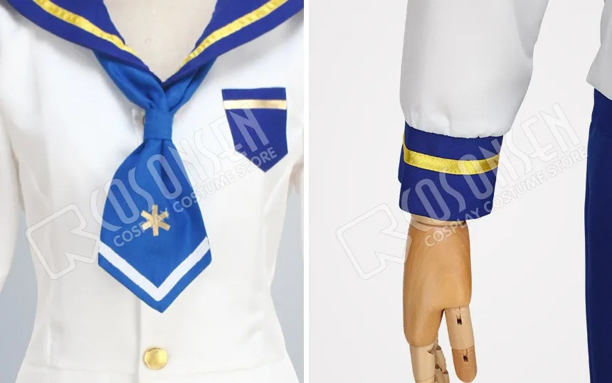 COSPLAYONSEN ансамбль звезды rabits Nazuna Nito Tomoya Mashiro Hajime shino Mitsuru Tenma костюм моряка для маскарада костюм