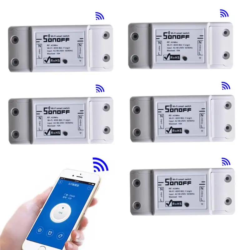 Sonoff Wifi Smart Wireless Switch DIY Home Automation Modules with