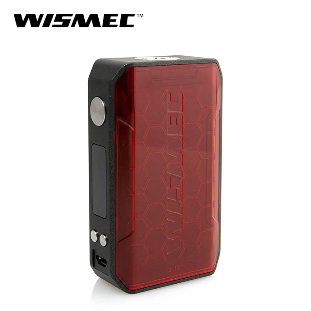 Оригинальный бокс мод WISMEC SINUOUS V200 TC 200 Вт питание от двойной батареи 18650