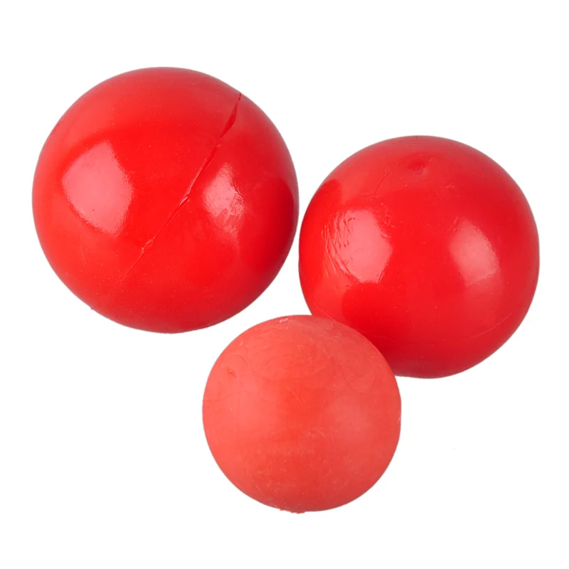 Red Natural Rubber Elastic Pet Dog Ball Toys Bite Resistant Training