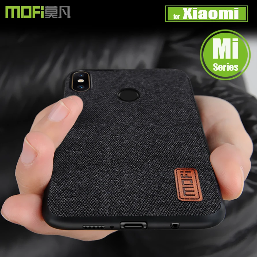 Xiaomi Mi 8 SE 6X A2 5X A1 6 Case Cover Mofi Canvas Fabric Splice Soft Phone Bag Back Cases for