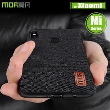 Xiaomi mi 8 SE 6X A2 5X A1 6 чехол MOFI из холщовой ткани с мягкой телефон сумка задняя Чехлы Для Сяо mi Note 3/mi x 2 s/макс 3