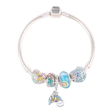 Dodocharms прекрасный стиль Радужная подвеска стеклянные бусины Детские подарки высокого качества DIY для женщин браслет европейские Горячие ювелирные изделия