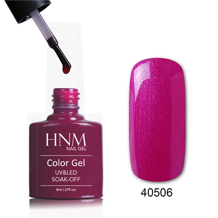 HNM 8 мл гель для ногтей чистый цвет УФ светодиодный Гель-лак для ногтей долговечный замачивающийся лак Гель-лак Hybird Гель-лак для ногтей Lucky Ink - Цвет: 40506