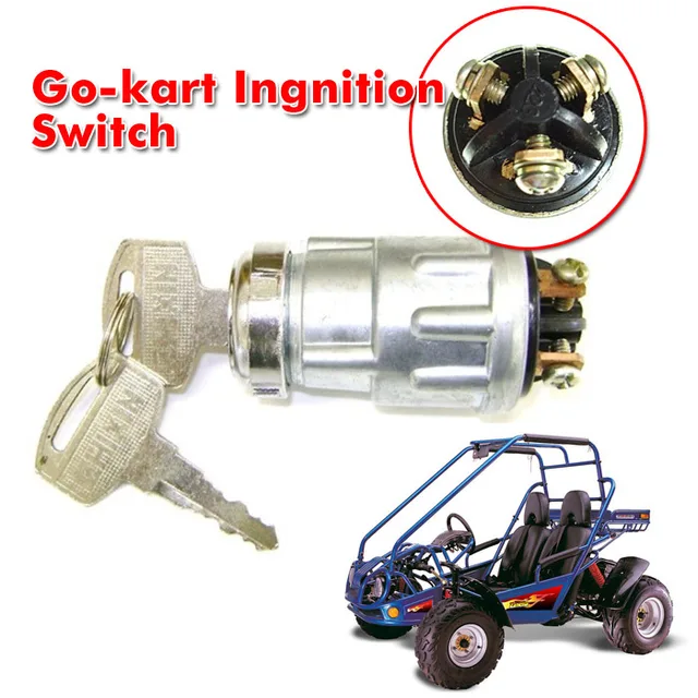 3 Wiring Terminal Go Kart Ignition Start Switch Key 50 90 110 125 150