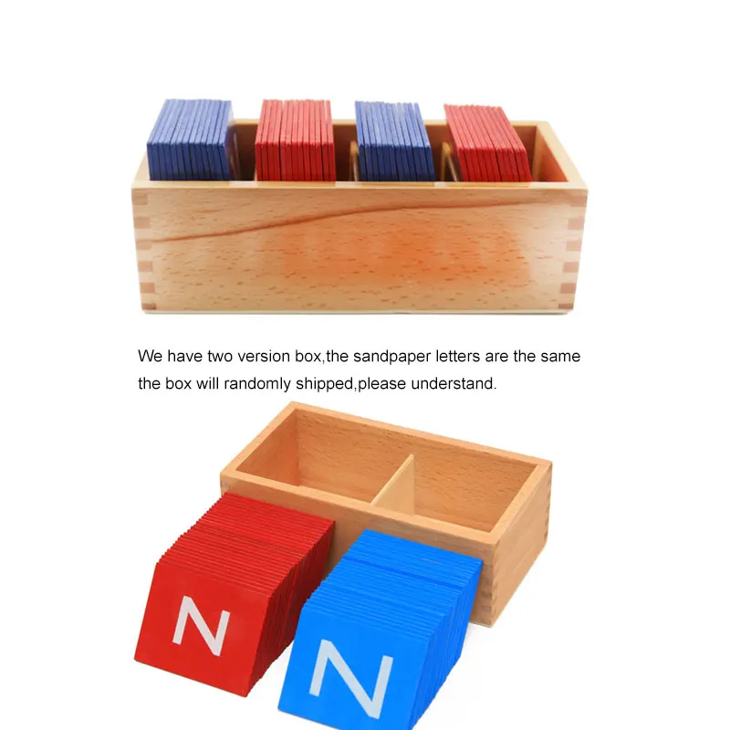Montessori Toys For 3 Year Olds Montessori Sandpaper Letters Educational Early Learning Toys For Children Birthday Gift MI2744H