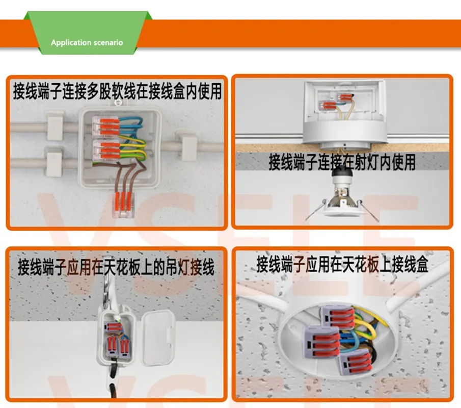 pces conector de fio combinado 30 pces