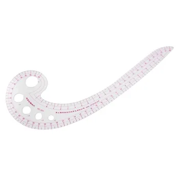 

Affordable 11.8" Long Comma Shaped Plastic Transparent French Curve Ruler SplIne