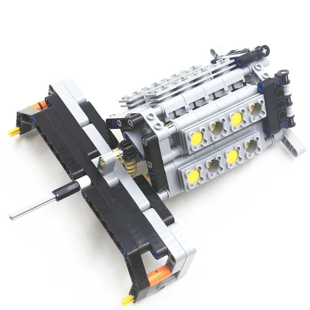 

MOC Technic Parts 200pcs V16 Engine compatible with lego for kids boys toy