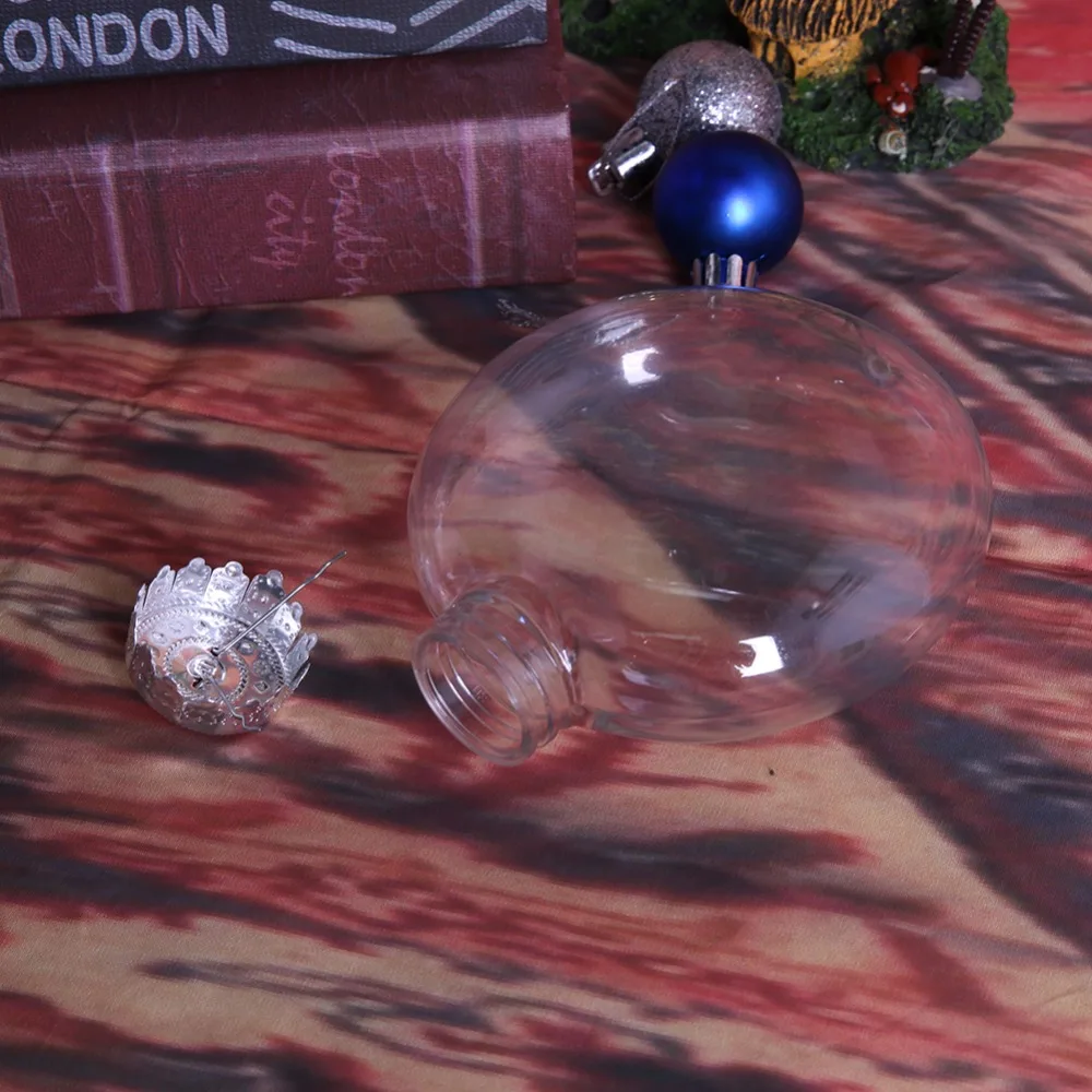 Романтическое дизайнерское Рождественское украшение в виде шара, прозрачное Рождественское украшение, подарок на год