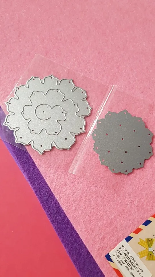  Twin Flowers Metal Cutting Die Scrapbooking Embossing Stencil Card Die For DIY Invitation Album Boo - 33014396086