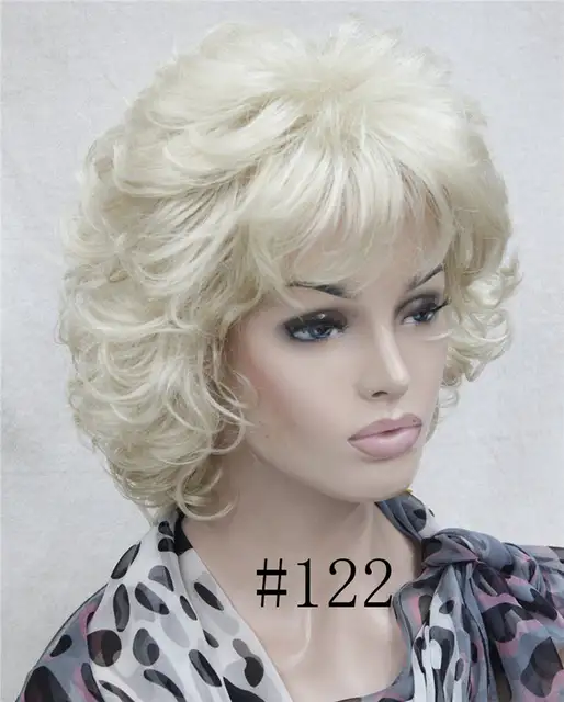 Strongbeauty Women S Wigs Short Curly Hair Dark Brown Blonde
