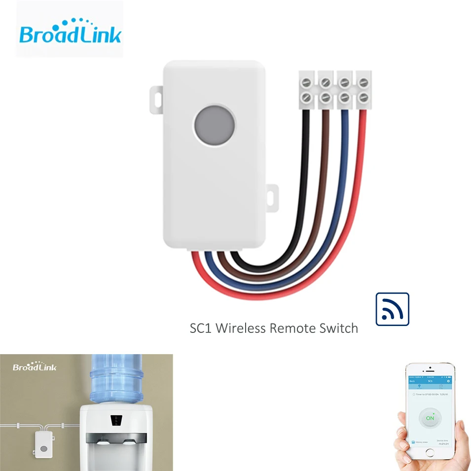 

Broadlink SC1 Wifi Controller Smart Home Automation Modules IOS Android Phone APP Wireless Wifi Remote Control Switch 100-250V