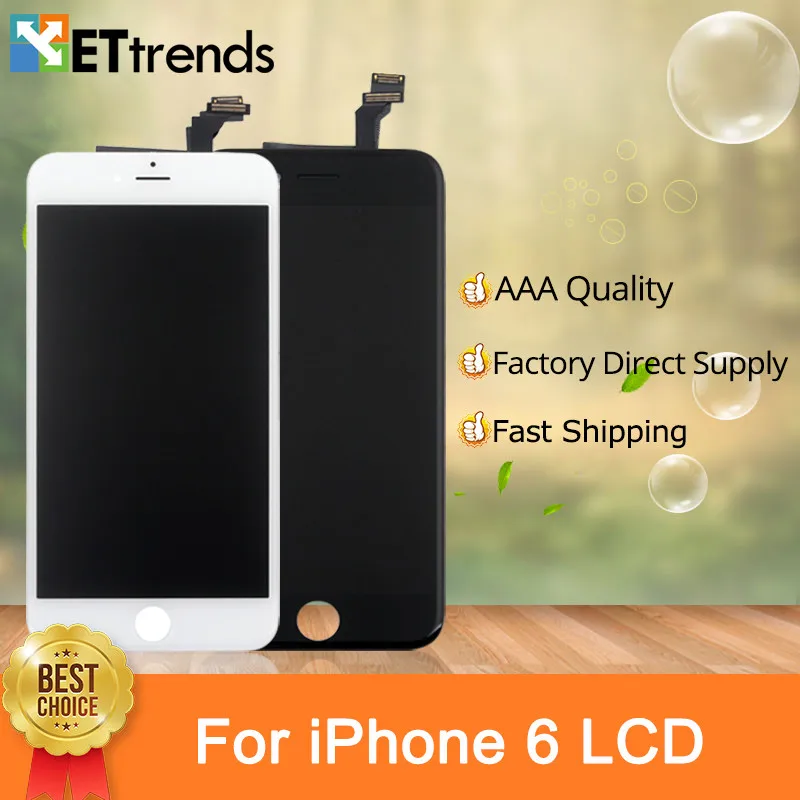 

20PCS/LOT Grade AAA for iPhone 6 LCD display Touch Digitizer Screen Complete LCD&Digitizer Assembly No Dead Pixel DHL Free Ship