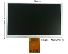 New original AU0 7 inch LCD screen Car DVD A070VW08 V0 tablet industrial equipment