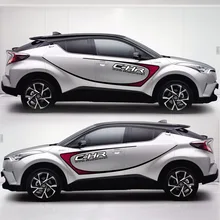 Автостайлинг TAIYAO Спортивная Автомобильная Наклейка для TOYOTA C HR