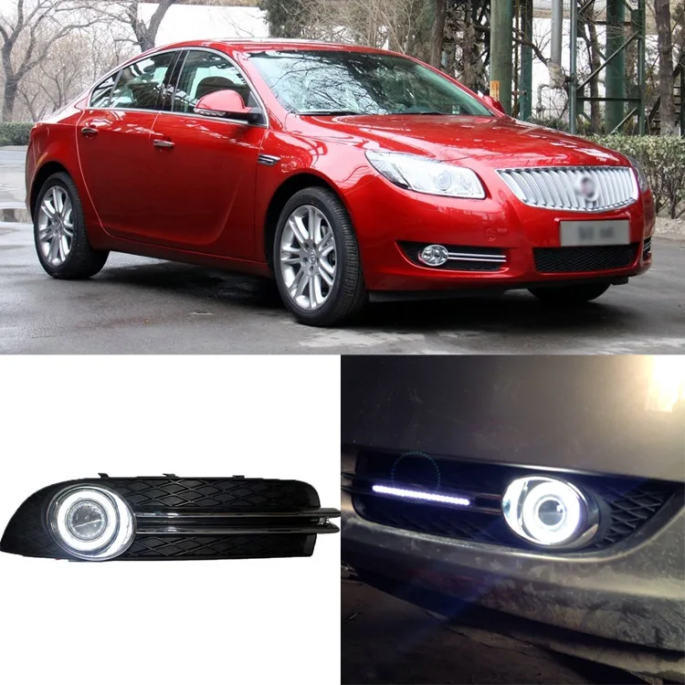 

Ownsun Superb 55W Halogen Bulbs COB Fog Lights Source Angel Eye Bumper Cover For Buick Regal