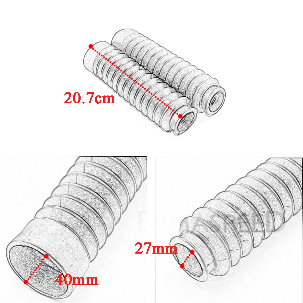 Пара передних вилок для мотоцикла, амортизирующая крышка, гетры, гетры, мотоциклетный амортизатор, защита от пыли для внедорожного Пита, грязи, велосипеда