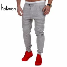 Hotwon мужские спортивные штаны повседневные эластичные хлопковые мужские s Фитнес тренировочные брюки узкие, тренировочные брюки Jogger брюки