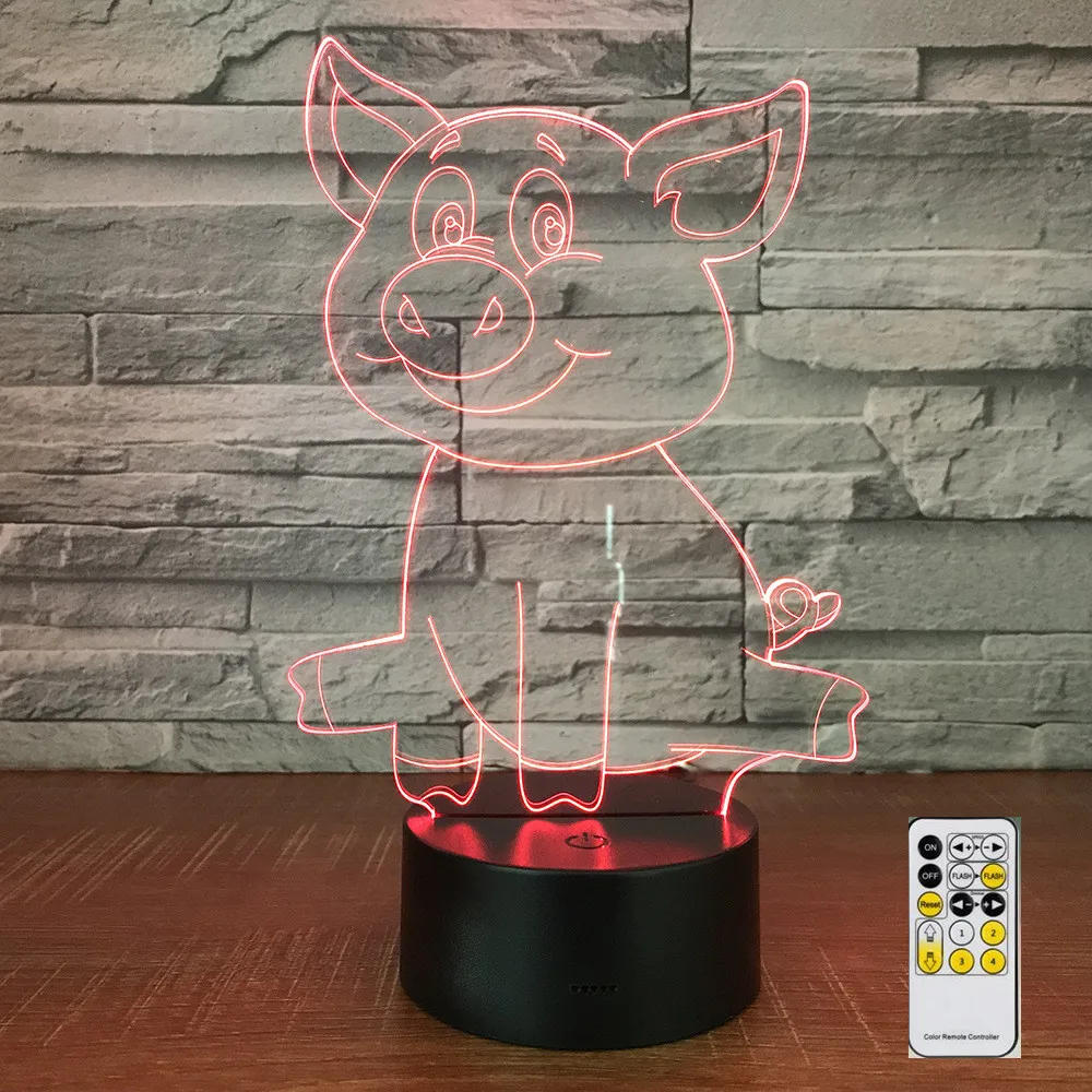 Asmarluxx Pig 3d lamp001