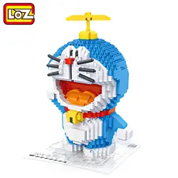 Ormino LOZ Doraemon монеты копилка здания Конструкторы Первобытный человек фигурку игрушки фигурки аниме гигантский блок Игрушечные лошадки для