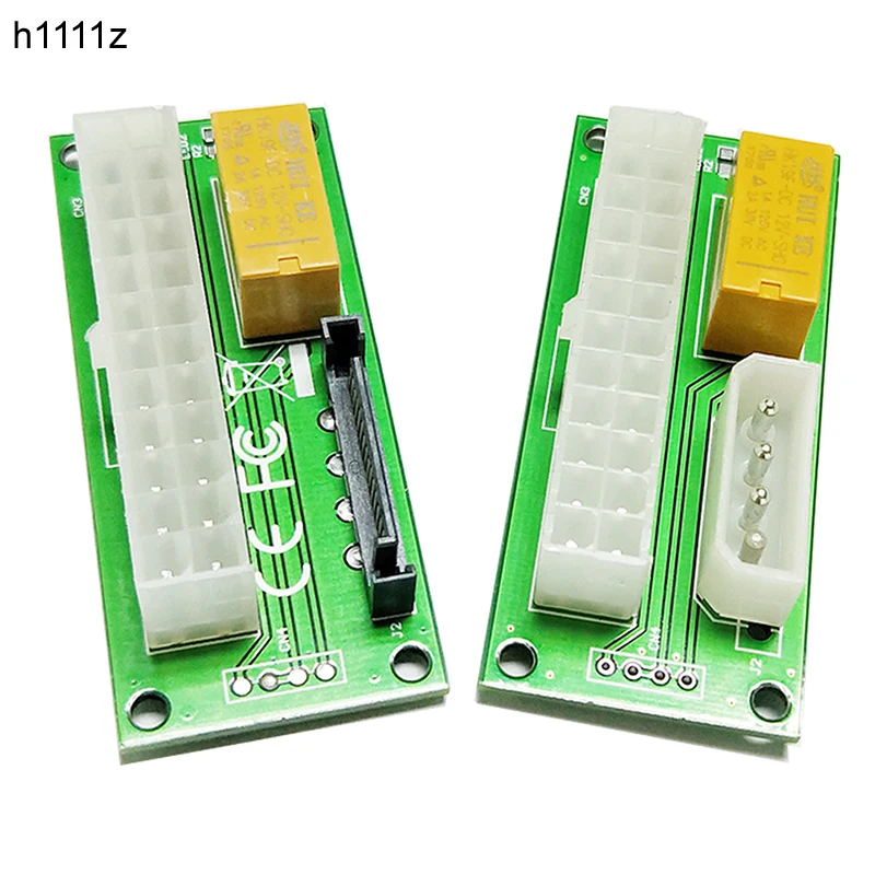 SATA 4Pin Настольный ATX 24PIN двойной блок питания синхронизатор запуска удлинитель
