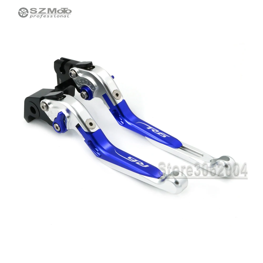 Для YAMAHA YZFR6 YZF-R6 YZF R6 2005- 2013 мотоциклетные Складные Выдвижные регулируемые тормоза рычаги сцепления с логотипом CNC